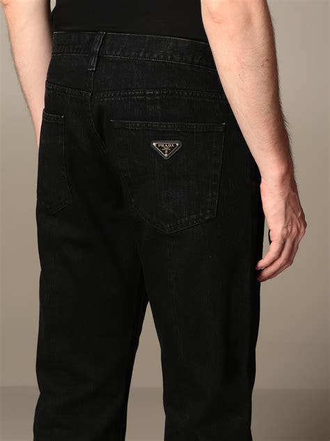 prada black jeans|Prada black jeans men.